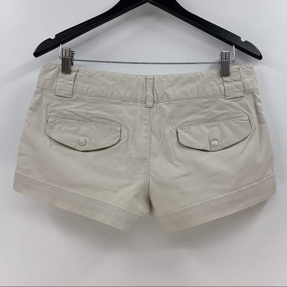 American Eagle Outfitters Beige Stretch Chino Shorts, 8 - Picture 6 of 16